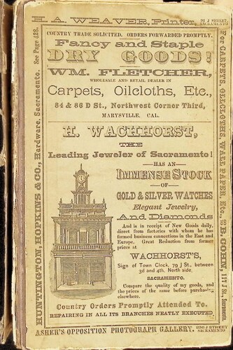 The Marysville Appeal Directory of Northern California for 1878 (650.025 MCK)(1878)