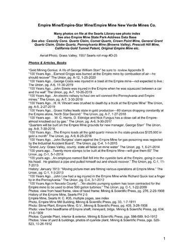 Click to view Mines Information Mines Information
