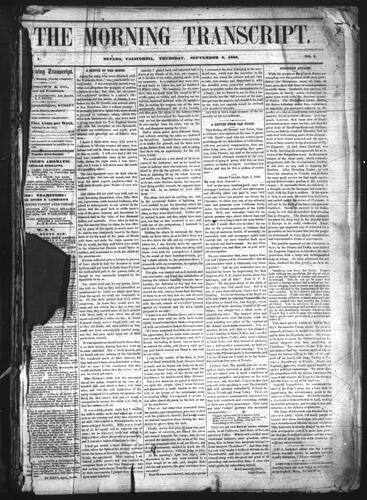 Click to view Morning Transcript, The Morning Transcript, The