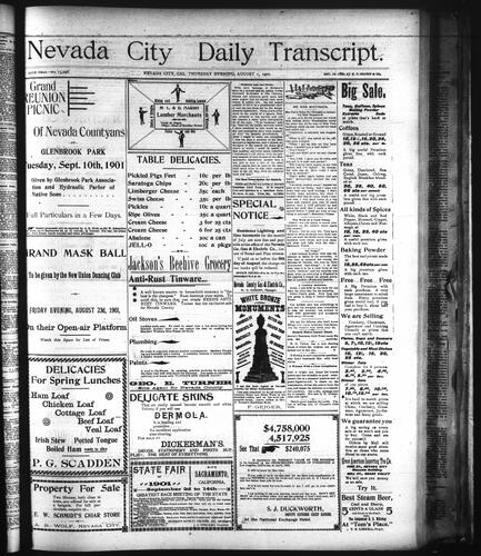 August 1, 1901
