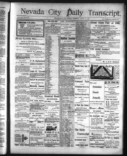 August 13, 1900