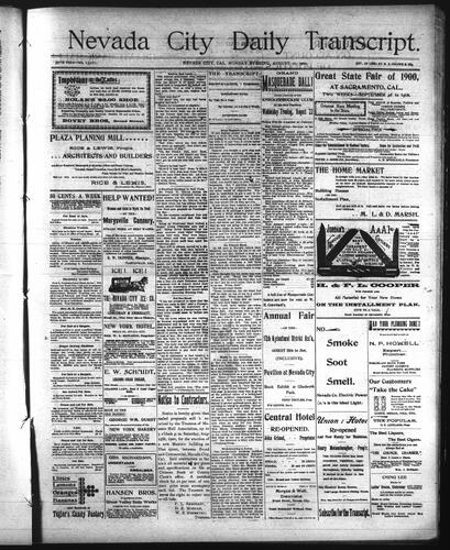 August 20, 1900