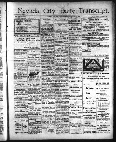 August 21, 1900