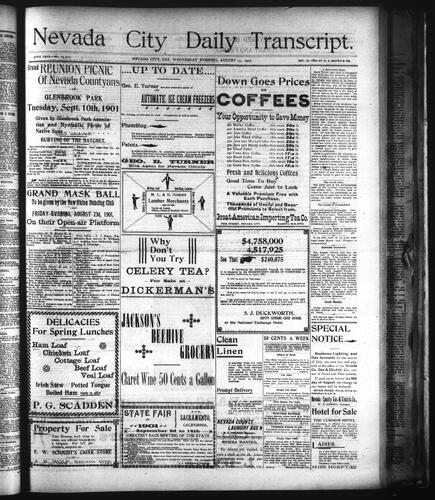 August 21, 1901