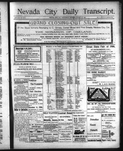 August 22, 1900