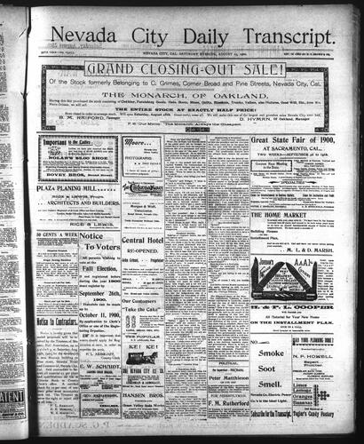 August 25, 1900