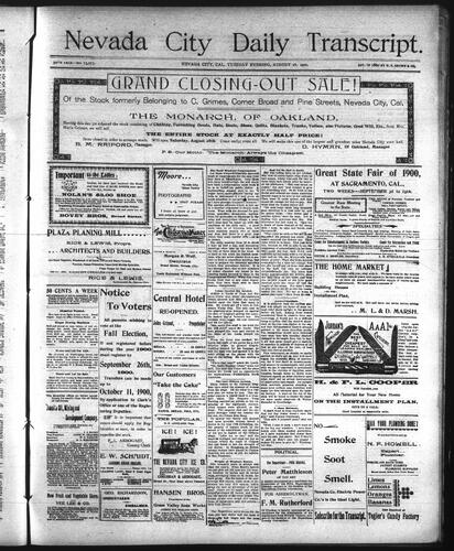 August 28, 1900