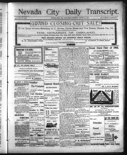 August 29, 1900