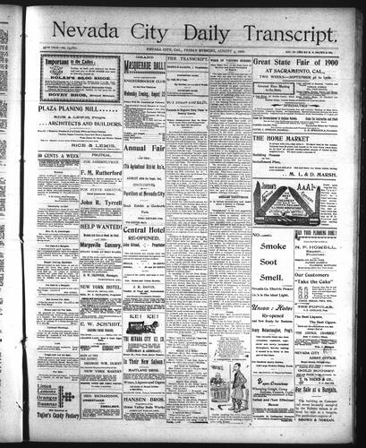August 3, 1900
