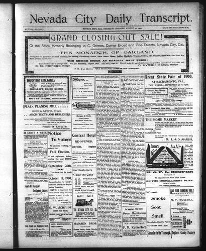 August 30, 1900