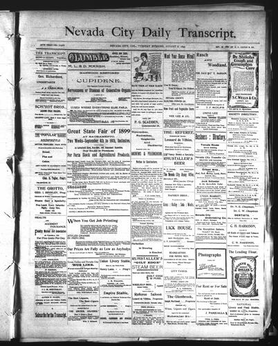 August 8, 1899