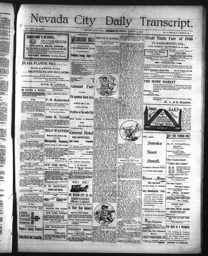 August 9, 1900
