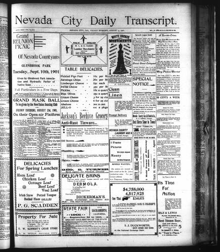 August 9, 1901