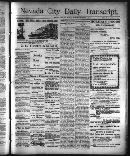 December 3, 1900