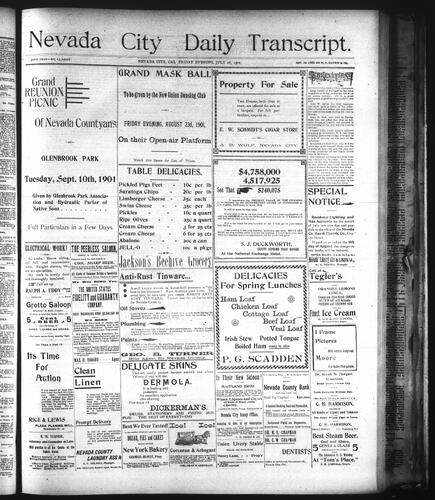 July 26, 1901