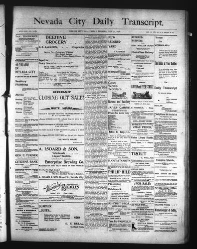 July 31, 1896