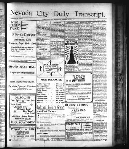 July 31, 1901