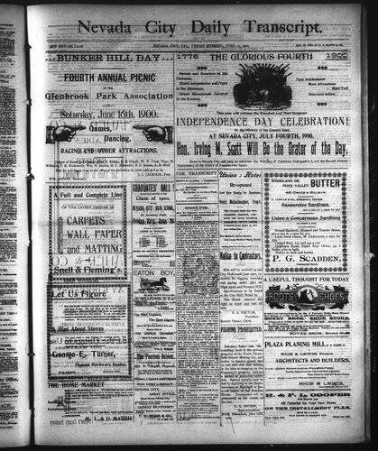 June 15, 1900