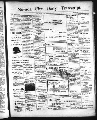 November 16, 1896