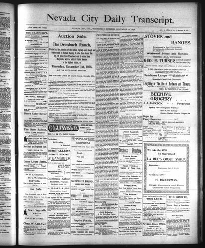 November 16, 1898