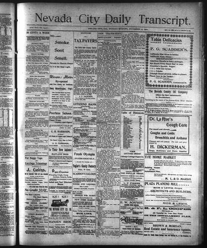 November 19, 1900