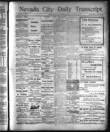 November 22, 1900