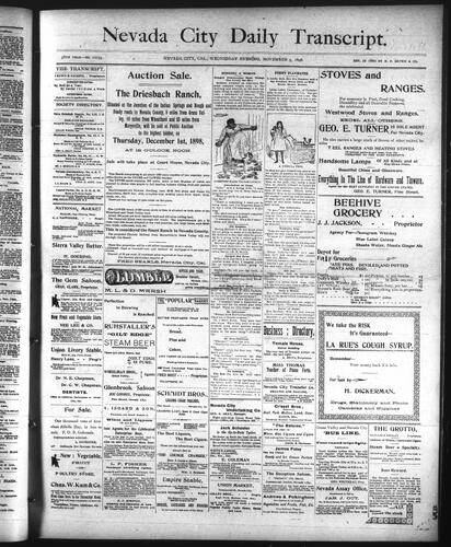 November 9, 1898