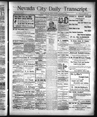October 19, 1900