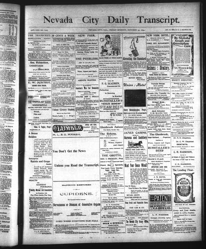 October 20, 1899