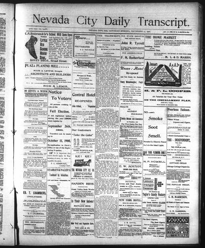 September 15, 1900