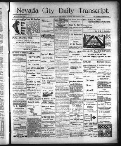 September 21, 1900