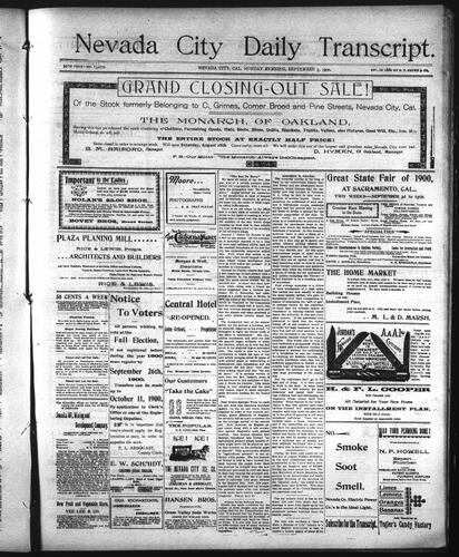 September 3, 1900