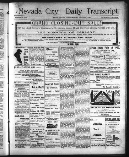 September 4, 1900