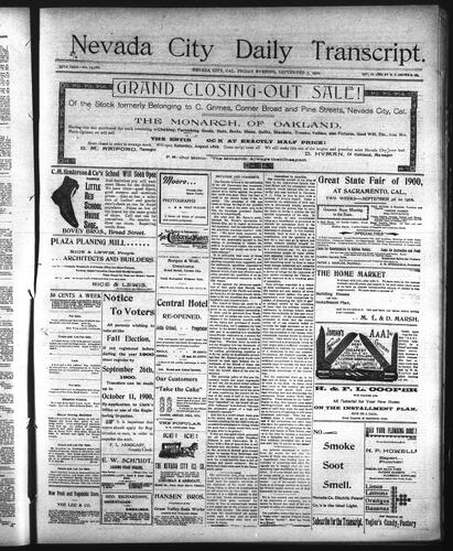 September 7, 1900