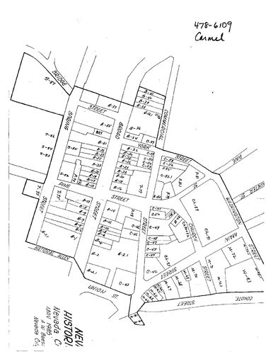 Nevada City Historical District - Nomination Form to National Register of Historic Places (1985)