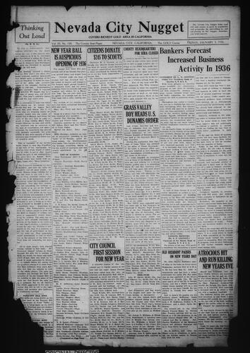 Click to view January 3, 1936 January 3, 1936