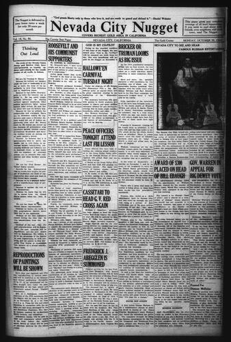 October 30, 1944