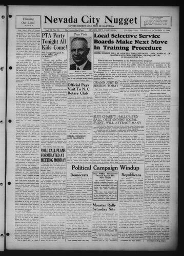 October 31, 1940