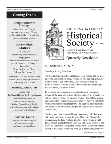 Click to view Volume 42-1 - January 2023 Volume 42-1 - January 2023