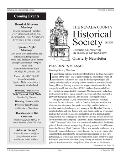 Click to view Volume 43-1 - January 2024 Volume 43-1 - January 2024