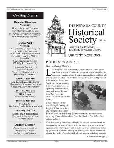 Click to view Volume 43-2 - April 2024 Volume 43-2 - April 2024