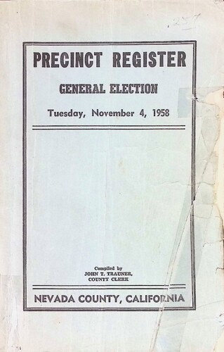 Click to view General Election (324.6.1958)(November 4, 1958) General Election (324.6.1958)(November 4, 1958)