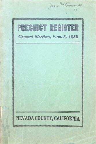 Click to view General Election (324.6.1938)(1938) General Election (324.6.1938)(1938)