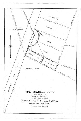 Click to see Michell Lots, The 1946 of Allan Beeson Survey Maps Book EL