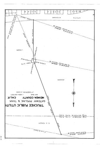 Click to see Truckee Public Utility, 1946 of Allan Beeson Survey Maps Book EL