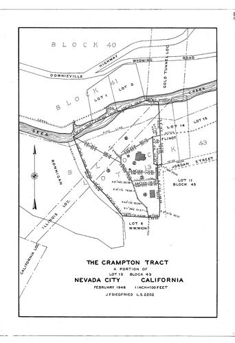 Click to see Crampton Tract, 1948 of Allan Beeson Survey Maps Book EL
