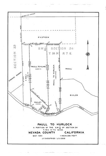 Click to see Paull to Hurlock, 1951 of Allan Beeson Survey Maps Book EL