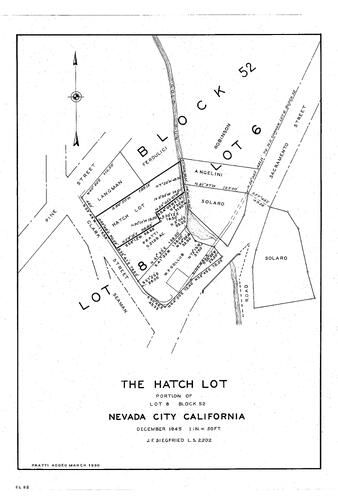 Click to see The Hatch Lot, 1945 of Allan Beeson Survey Maps Book EL