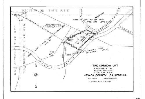 Click to see The Curnow Lot, `948 of Allan Beeson Survey Maps Book EL