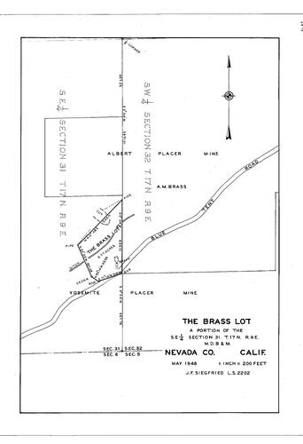 Click to see The Brass Lot, 1948 of Allan Beeson Survey Maps Book EL